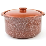 Горшок- сотейник 1,0л (мрамор коричневый)1ГС3мк-2