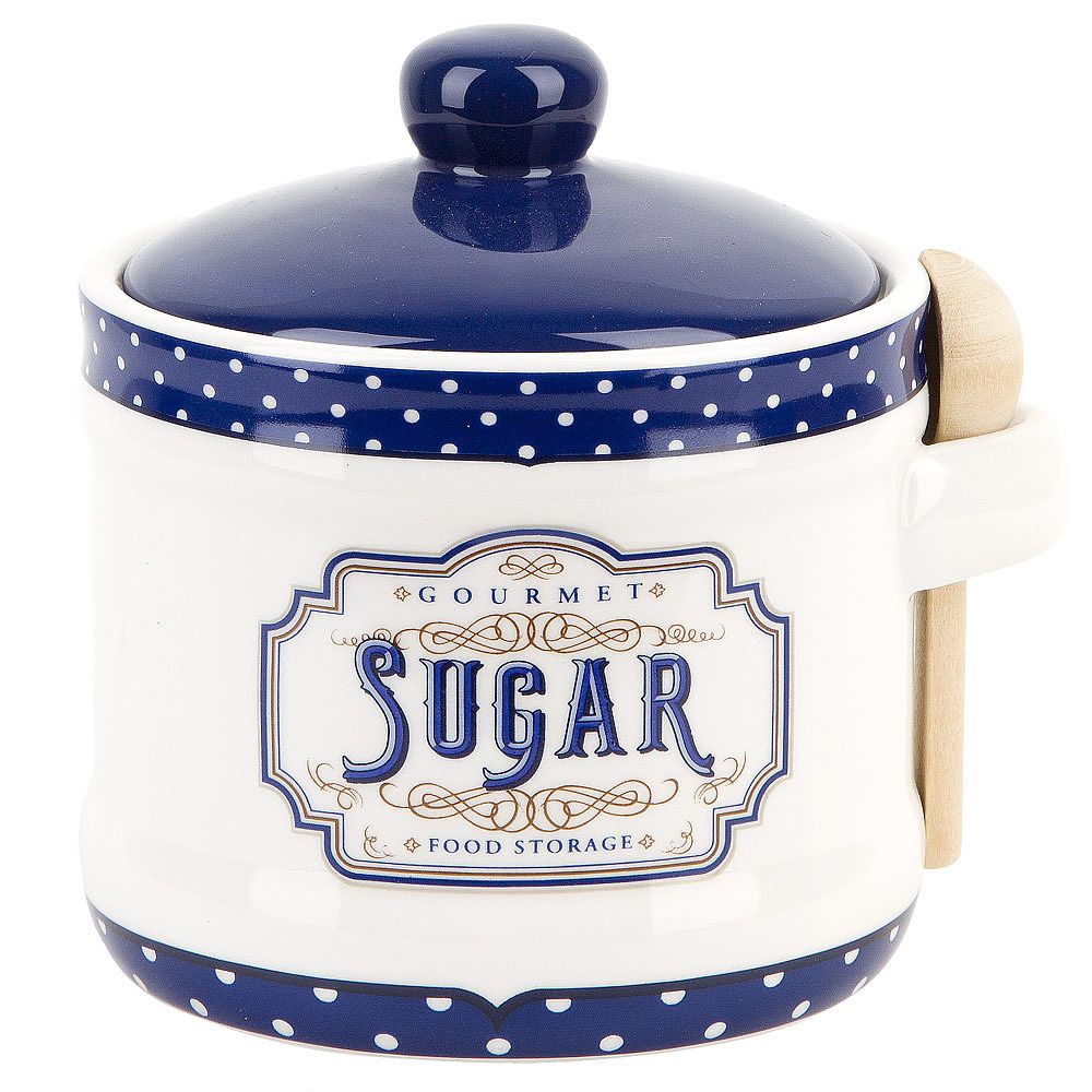 Банка для сыпучих продуктов + ложка " " 11,5х9,5х11,5см v=450мл (подарочная упаковка)