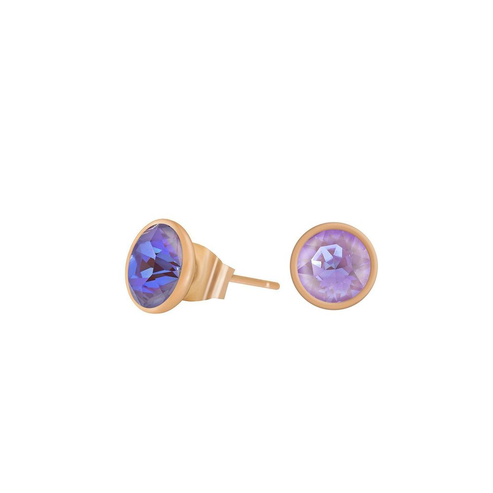 Серьги-пусеты Fiore Luna Lavender Delite SWE298 LD RG