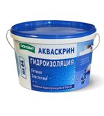 Гидроизоляция эластичная ОСНОВИТ АКВАСКРИН НА-64 4,5 кг