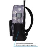 Рюкзак Berlingo Casual Chamomile black 39,5х27х13см, 500 гр., 1отд. 3карм, уплотненная спинка