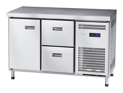 Стол морозильный Abat СХН-60-01 (2 ящика, дверь, без борта)