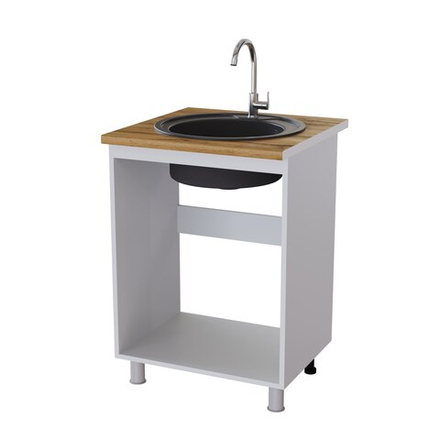 Берн Рабочий стол с мойкой 600 6М