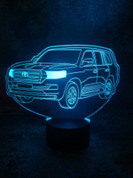 Светильник "Автомобиль - Toyota Land Cruiser" (Тайота )