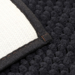 Коврик для ванной, 0.6х0.9 м, ПЭ, графит, Макарон