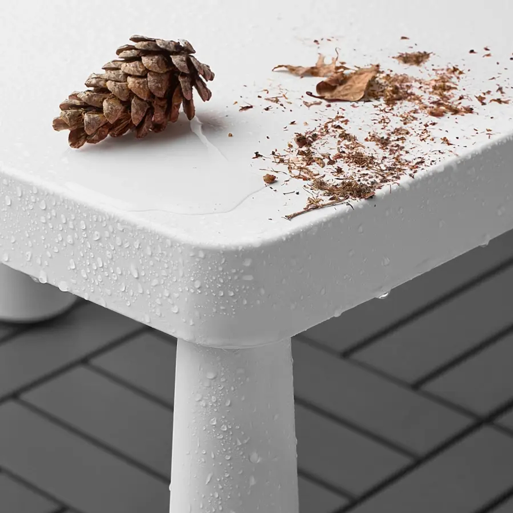 Стол детский - IKEA MAMMUT/МАММУТ  ИКЕА, 77x55 см, белый