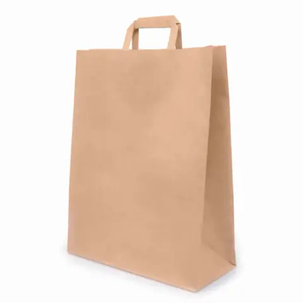 Пакет крафт с пл.руч., 350*150*450