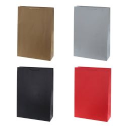 GAEM Пакет подарочный XXL (бумага 210г/м2, блок микс12шт), L50 W18 H72 см, 4в.