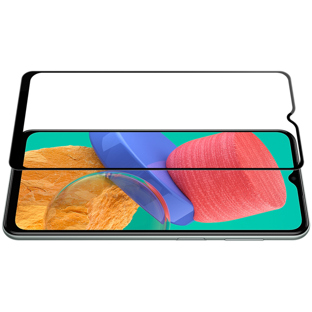 Закаленное стекло 6D с олеофобным покрытием для Samsung Galaxy A13, M23, M33, A23, черные рамки, G-Rhino