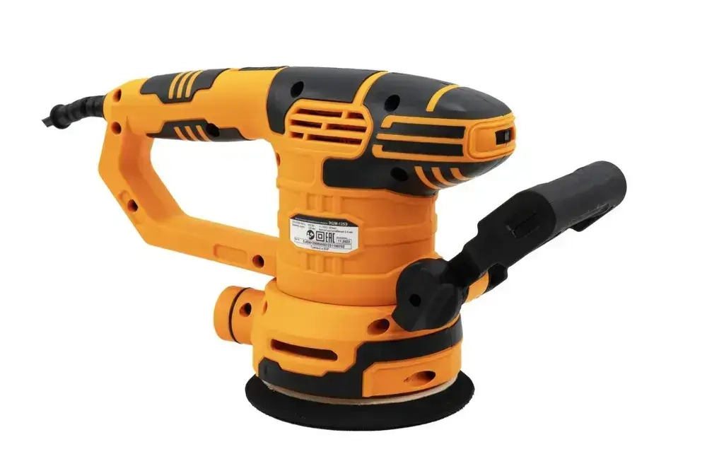 Шлифовальная машинка ЭШМ-125Э ВИХРЬ эксцентриковая (мощность 450 Вт; с регулировкой оборотов; амплитуда 2,4мм)