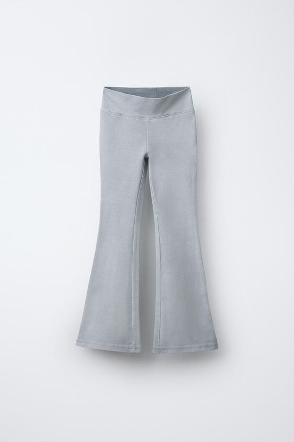 ZARA РАСКЛЕШЕННЫЕ ЛЕГИНСЫ, СВЕТЛО-СЕРЫЙ