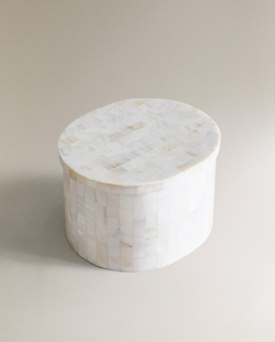 Zara Home коробка для хранения, камень, светло-бежевый
