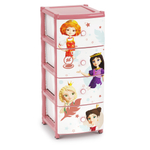 Комод "Царевны" 4-х секционный М8560