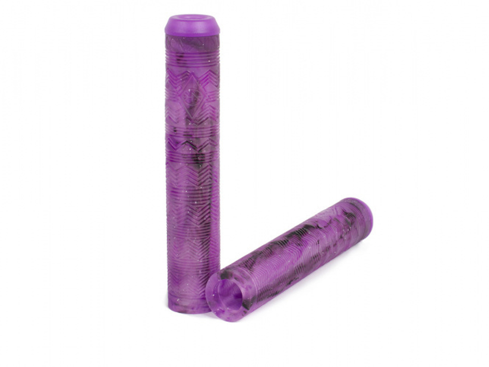 BMX Грипсы Shadow Gipsy DCR Flangeless (фиолетовый / черный)