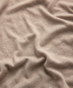 OYSHO Брюки прямого кроя с кашемиром, светло-коричневый