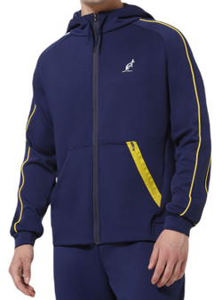 Мужская теннисная кофта Australian Volee Game Jacket - cosmos blue