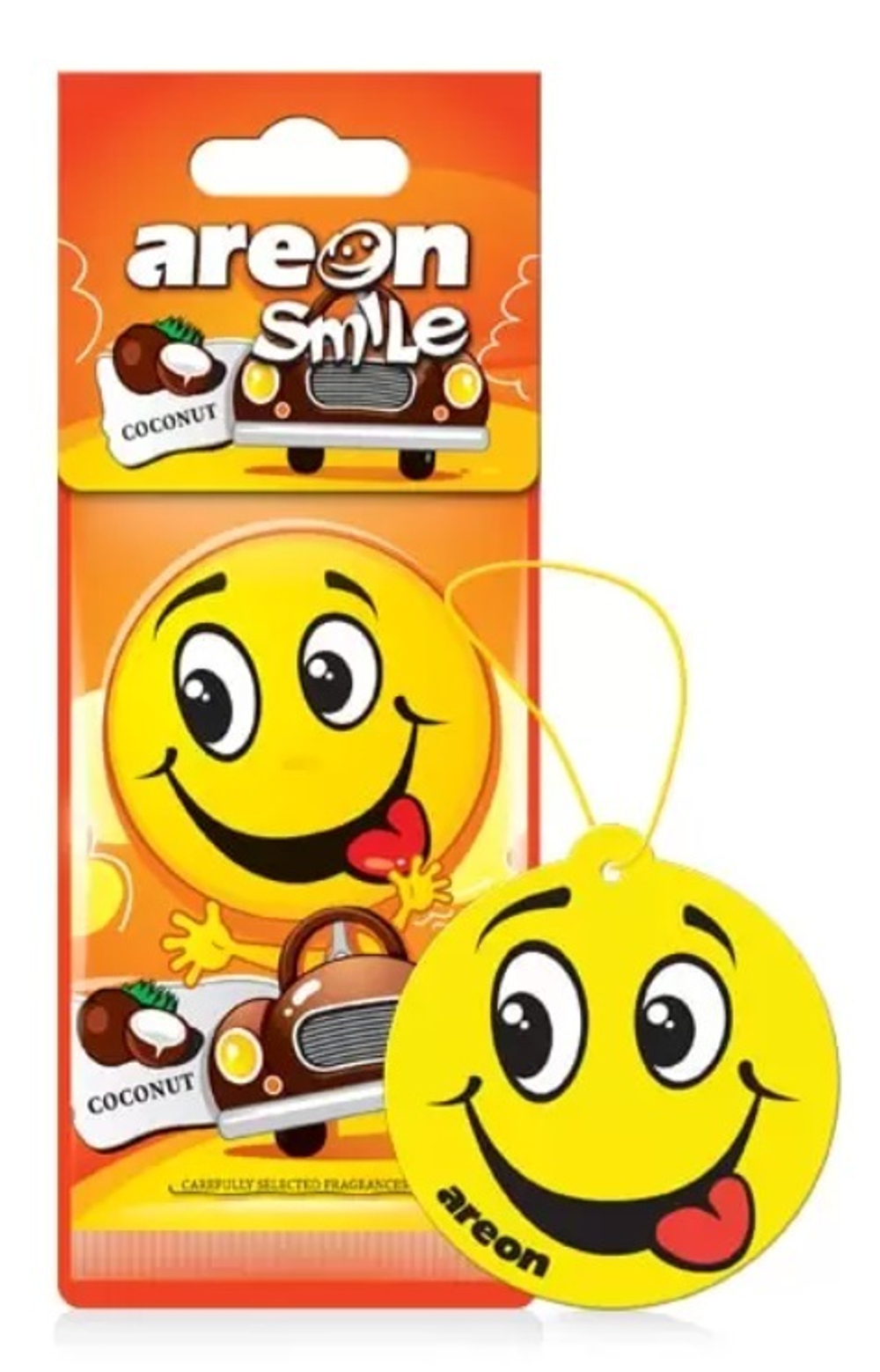 АРОМАТИЗАТОР Д/АВТО AREON DRY SMILE В АССОРТ-ТЕ