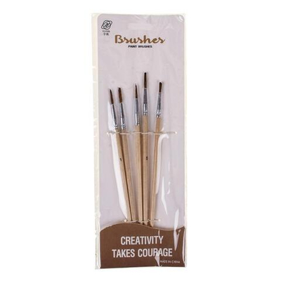 Набор кистей Пони 1,2,3,4,5 в пакете с картонной подложкой