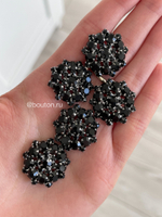 Пуговицы Стразы1 черные