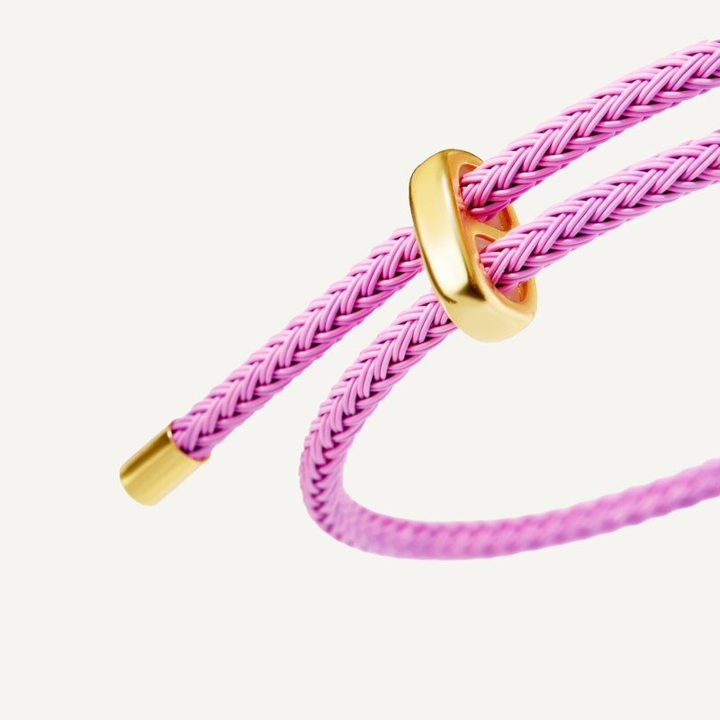 Браслет Просто Шнур – Сиреневый