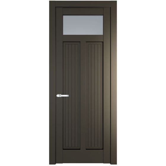Фото межкомнатной двери эмаль Profil Doors 3.4.2PM перламутр бронза стекло матовое