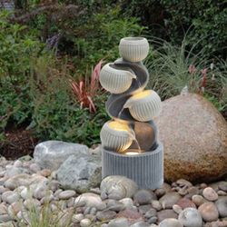 Waterfall Фонтан с подсветкой Пузыри