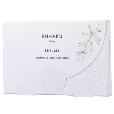 Ruhaku Пробный сет уходовой косметики для лица Рухаку- Trial Set S, 4 продукта