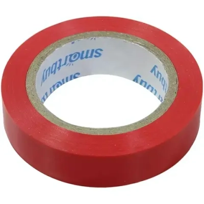 Изолента Smartbuy 15 мм x 10 м, красная