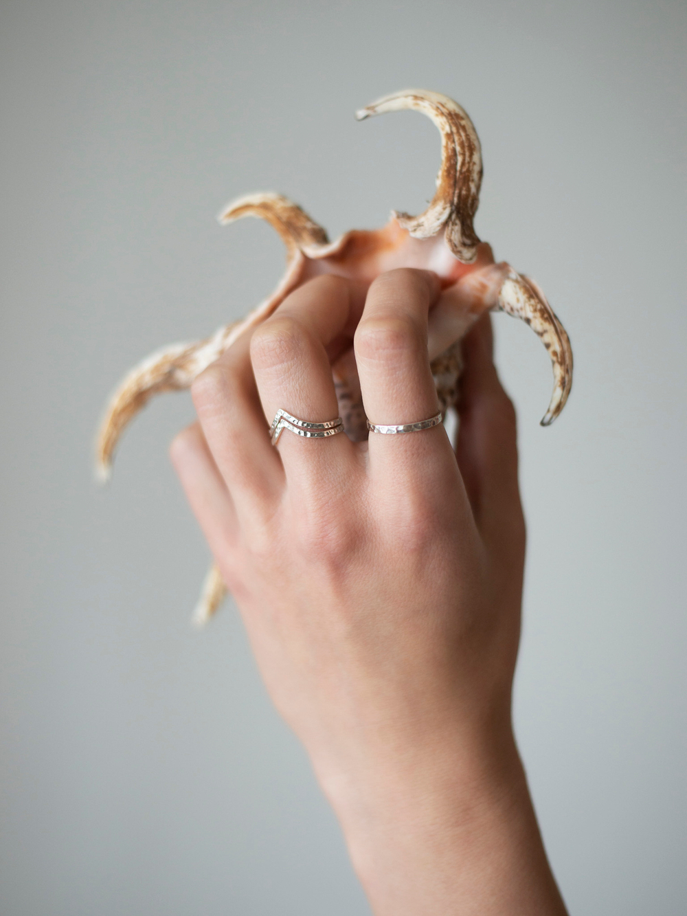 Кольцо V-6, серебро