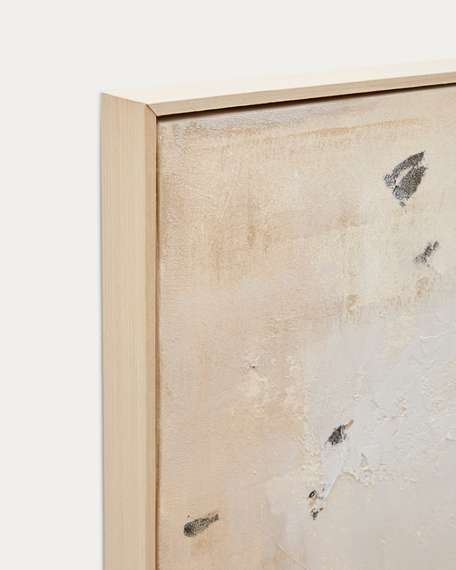 Большая картина Silpa 200x120 см темно-бежевого цвета