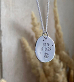 подвеска sunshine с индивидуальной гравировкой