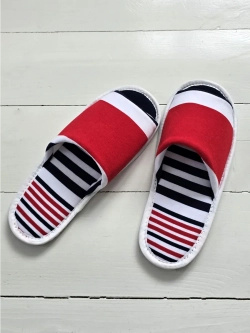 Тапочки в полоску открытые вар.1