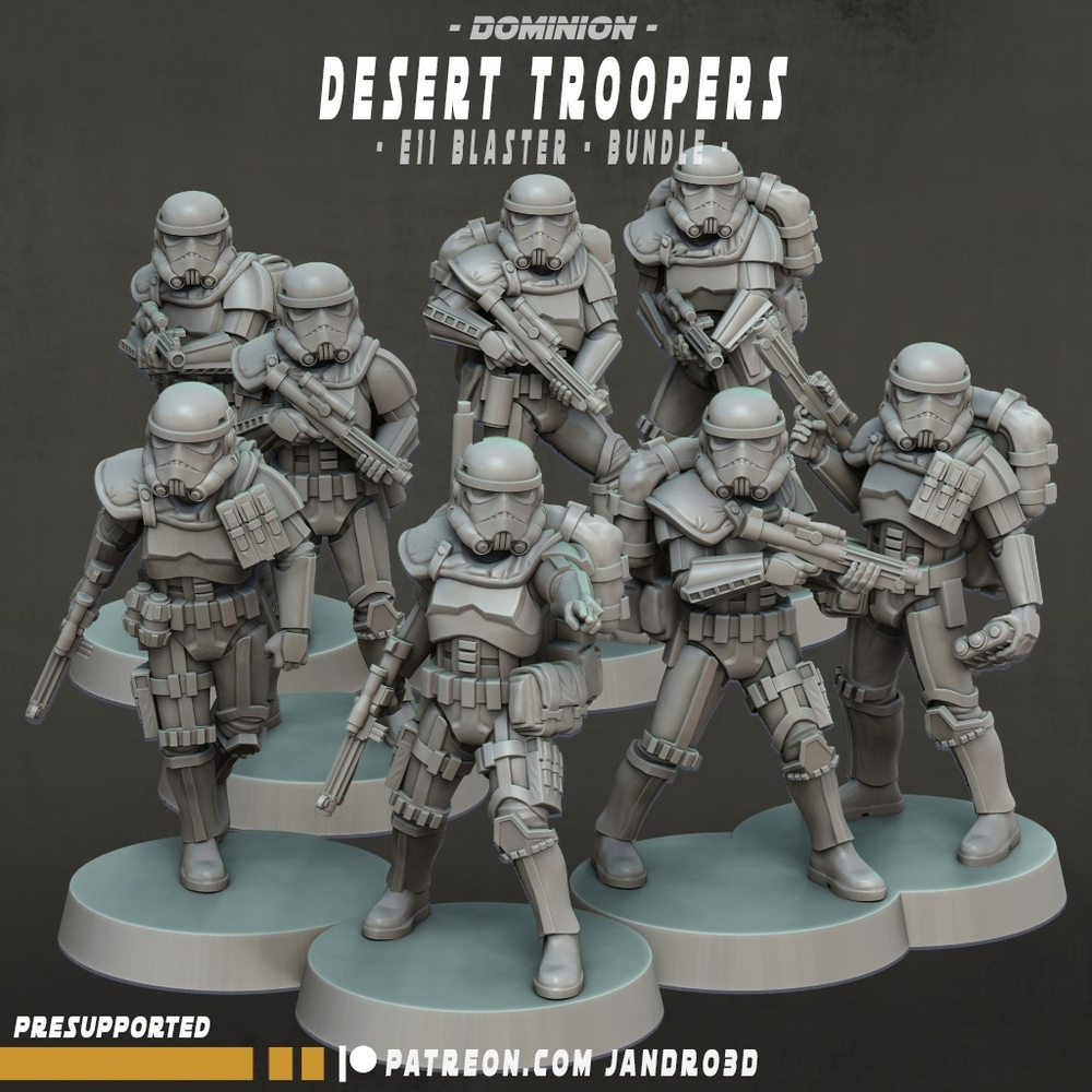 Star War Desert Troopers Blasters