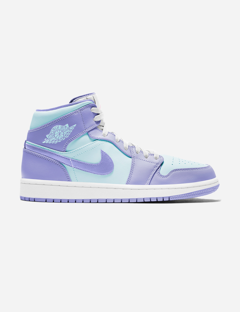 Jordan 1 blue and purple top