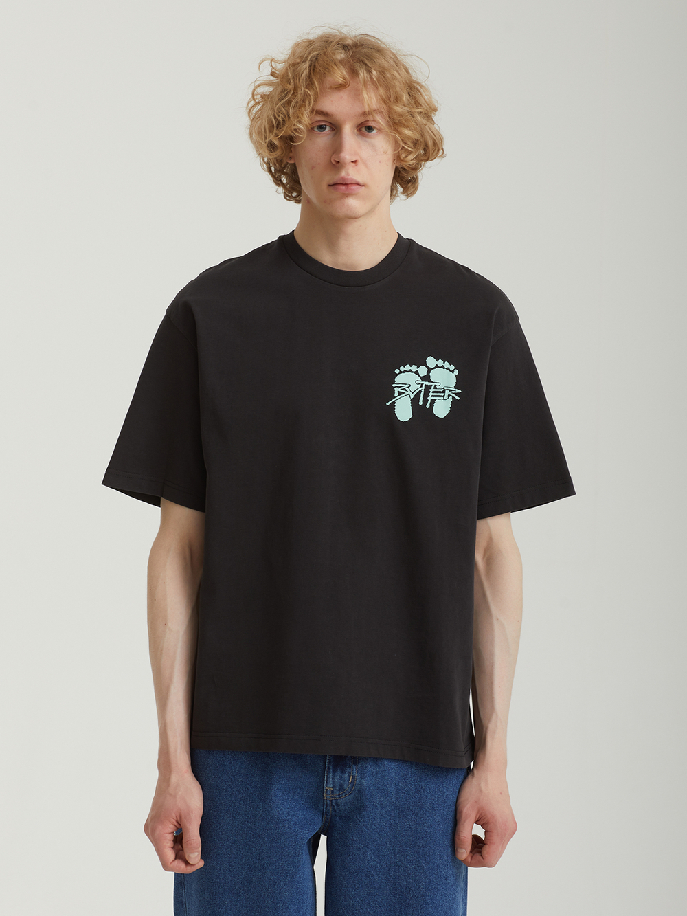 Мужская Футболка Footprints