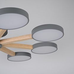 Люстра на штанге Imperiumloft TURNA Gray TURNA01