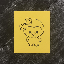 Пингвин №8 с бантом