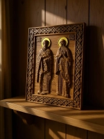Освященная Икона "От сглаза" Киприан и Иустиния.