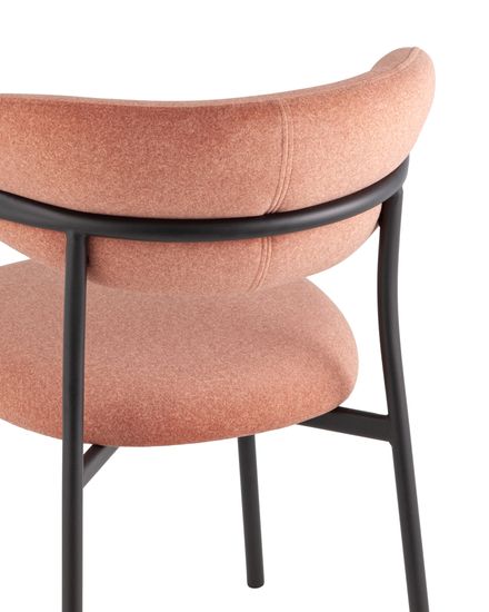 Стул обеденный Ayla коралловый