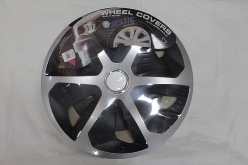 Колпак колеса R14 Роко Ринг Микс черный (в мешке 5 упак) (JESTIC)