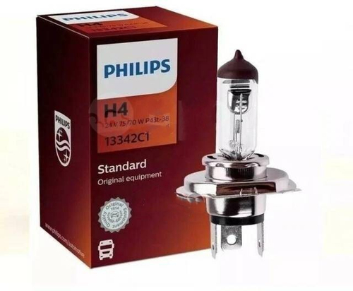 Лампа 24 В H4 75/70 Вт Р43 галогенная Philips