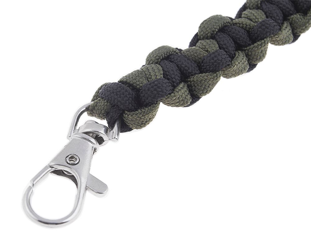 Темляк с карабином (Geoline Survival) Green&black