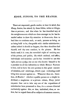 Aesop, junior, in America: being a series of fables written especially for the people of the United States of North America | Aesop Tompson