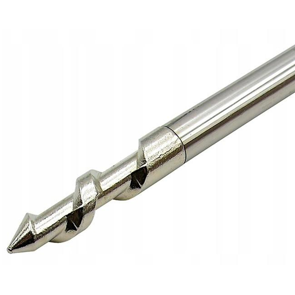 Подставка удилища нержавейка с буром телескоп под сигнализ 1.2 м