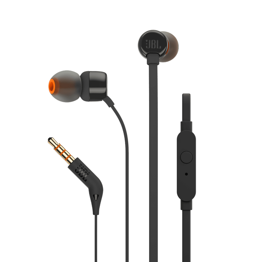 Наушники JBL T110 Black, внутриканальные