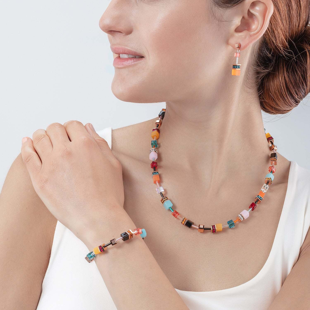 Серьги-пусеты Coeur de Lion Multicolor Expressive 2838/21-1582 цвет мультиколор