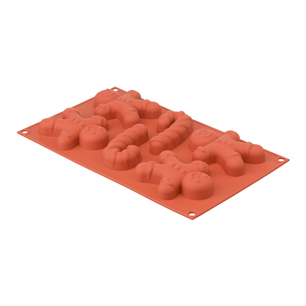 Форма для приготовления печенья Silikomart Ginderbread Man 33.6х18х2.4см силиконовая