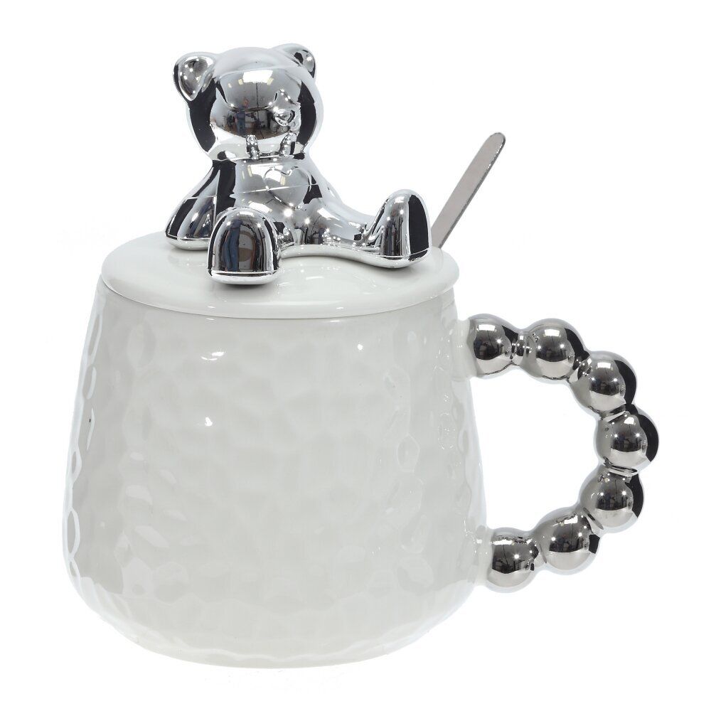 GAEM Кружка с крышкой и ложкой, 400 мл, L14 W10 H14 см, 2в.