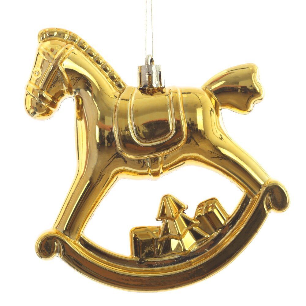 GAEM Набор из 2шт, Украшение новогоднее "Лошадка", L11 W5 H10 см