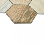 Мозаика из керамогранита Wood comb/Деревянная расческа (95х110) 256х295х6 мм (шт)